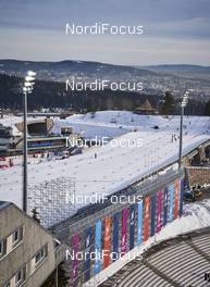 05.02.2016, Oslo, Norway (NOR): Holmenkollen cross country stadium seen from above   - FIS world cup cross-country, training, Oslo (NOR). www.nordicfocus.com. © Felgenhauer/NordicFocus. Every downloaded picture is fee-liable.
