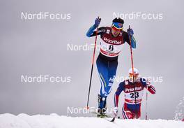 11.02.2016, Stockholm, Sweden (SWE): Ristomatti Hakola (FIN), Timo Troean Bakken (NOR), (l-r)  - FIS world cup cross-country, individual sprint, Stockholm (SWE). www.nordicfocus.com. © Felgenhauer/NordicFocus. Every downloaded picture is fee-liable.