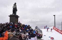 11.02.2016, Stockholm, Sweden (SWE): spectators and athletes   - FIS world cup cross-country, individual sprint, Stockholm (SWE). www.nordicfocus.com. © Felgenhauer/NordicFocus. Every downloaded picture is fee-liable.