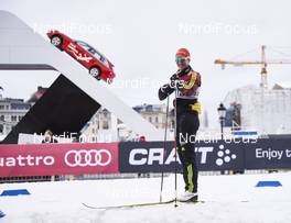 11.02.2016, Stockholm, Sweden (SWE): Denise Herrmann (GER), how to park your Audi   - FIS world cup cross-country, individual sprint, Stockholm (SWE). www.nordicfocus.com. © Felgenhauer/NordicFocus. Every downloaded picture is fee-liable.