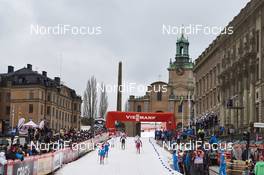 11.02.2016, Stockholm, Sweden (SWE): athletes on the home stretch   - FIS world cup cross-country, individual sprint, Stockholm (SWE). www.nordicfocus.com. © Felgenhauer/NordicFocus. Every downloaded picture is fee-liable.