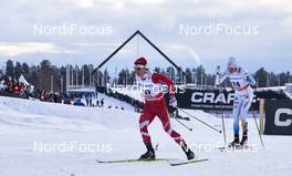 14.02.2016, Falun, Sweden (SWE): Devon Kershaw (CAN), Martin Johansson (SWE), (l-r)  - FIS world cup cross-country, mass men, Falun (SWE). www.nordicfocus.com. © Felgenhauer/NordicFocus. Every downloaded picture is fee-liable.