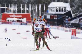 14.02.2016, Falun, Sweden (SWE): Thomas Wick (GER), Luis Stadlober (AUT), (l-r)  - FIS world cup cross-country, mass men, Falun (SWE). www.nordicfocus.com. © Felgenhauer/NordicFocus. Every downloaded picture is fee-liable.