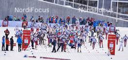 14.02.2016, Falun, Sweden (SWE): prestart preparations   - FIS world cup cross-country, mass men, Falun (SWE). www.nordicfocus.com. © Felgenhauer/NordicFocus. Every downloaded picture is fee-liable.
