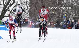 02.03.2016, Montreal, Canada (CAN): Nathalie Von Siebenthal (SUI), Olivia Bouffard-Nesbitt (CAN), (l-r)  - FIS world cup cross-country, mass women, Montreal (CAN). www.nordicfocus.com. © Felgenhauer/NordicFocus. Every downloaded picture is fee-liable.
