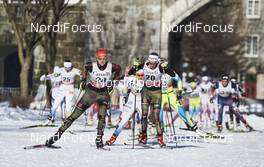 05.03.2016, Quebec, Canada (CAN): Victoria Carl (GER), Nicole Fessel (GER), (l-r)  - FIS world cup cross-country, pursuit women, Quebec (CAN). www.nordicfocus.com. © Felgenhauer/NordicFocus. Every downloaded picture is fee-liable.