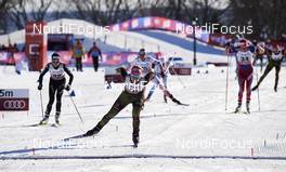 05.03.2016, Quebec, Canada (CAN): Nathalie Von Siebenthal (SUI), Sandra Ringwald (GER), (l-r)  - FIS world cup cross-country, pursuit women, Quebec (CAN). www.nordicfocus.com. © Felgenhauer/NordicFocus. Every downloaded picture is fee-liable.