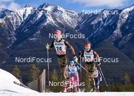 09.03.2016, Canmore, Canada (CAN): Stefanie Boehler (GER), Denise Herrmann (GER), (l-r)  - FIS world cup cross-country, skiathlon women, Canmore (CAN). www.nordicfocus.com. © Felgenhauer/NordicFocus. Every downloaded picture is fee-liable.