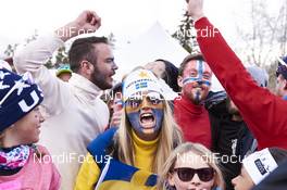 12.03.2016, Canmore, Canada (CAN): fans   - FIS world cup cross-country, cups, Canmore (CAN). www.nordicfocus.com. © Felgenhauer/NordicFocus. Every downloaded picture is fee-liable.