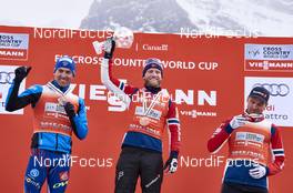 12.03.2016, Canmore, Canada (CAN): Maurice Manificat (FRA), Martin Johnsrud Sundby (NOR), Niklas Dyrhaug (NOR) - FIS world cup cross-country, cups, Canmore (CAN). www.nordicfocus.com. © Felgenhauer/NordicFocus. Every downloaded picture is fee-liable.