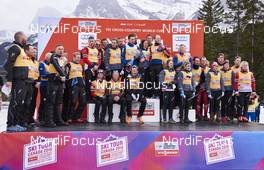 12.03.2016, Canmore, Canada (CAN): Team Norway (l-r) - FIS world cup cross-country, cups, Canmore (CAN). www.nordicfocus.com. © Felgenhauer/NordicFocus. Every downloaded picture is fee-liable.