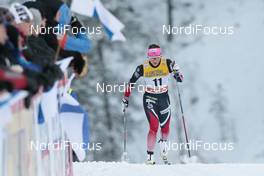27.11.2016, Ruka, Finland (FIN): Maiken Caspersen Falla (NOR) - FIS world cup cross-country, 10km women, Ruka (FIN). www.nordicfocus.com. © Modica/NordicFocus. Every downloaded picture is fee-liable.