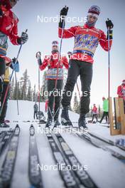 25.11.2016, Ruka, Finland (FIN): Alex Harvey (CAN) testing his Salomon ski   - FIS world cup cross-country, training, Ruka (FIN). www.nordicfocus.com. © Modica/NordicFocus. Every downloaded picture is fee-liable.