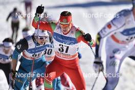 17.12.2016, La Clusaz, France (FRA): Michail Semenov (BLR) - FIS world cup cross-country, mass men, La Clusaz (FRA). www.nordicfocus.com. © Thibaut/NordicFocus. Every downloaded picture is fee-liable.