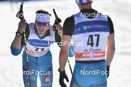 17.12.2016, La Clusaz, France (FRA): Louis Schwartz (FRA), Paul Goalabre (FRA) - FIS world cup cross-country, mass men, La Clusaz (FRA). www.nordicfocus.com. © Thibaut/NordicFocus. Every downloaded picture is fee-liable.