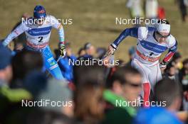 17.12.2016, La Clusaz, France (FRA): Andrew Musgrave (GBR), Matti Heikkinen (FIN) - FIS world cup cross-country, mass men, La Clusaz (FRA). www.nordicfocus.com. © Thibaut/NordicFocus. Every downloaded picture is fee-liable.