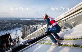 23.02.2016, Kuopio, Finland (FIN): Mikko Kokslien (NOR), Fischer, Swix, Rottefella, Craft - FIS world cup nordic combined, individual gundersen HS127/10km, Kuopio (FIN). www.nordicfocus.com. © Laiho/NordicFocus. Every downloaded picture is fee-liable.