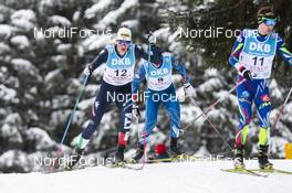 06.03.2016, Schonach, Germany (GER): Samuel Costa (ITA), Tomas Portyk (CZE), Maxime Laheurte (FRA), (l-r)  - FIS world cup nordic combined, individual gundersen HS106/15km, Schonach (GER). www.nordicfocus.com. © Modica/NordicFocus. Every downloaded picture is fee-liable.