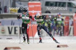 27.11.2016, Ruka, Finland (FIN): Hideaki Nagai (JPN), Haavard Klemetsen (NOR), (l-r)  - FIS world cup nordic combined, individual gundersen HS142/10km, Ruka (FIN). www.nordicfocus.com. © Modica/NordicFocus. Every downloaded picture is fee-liable.