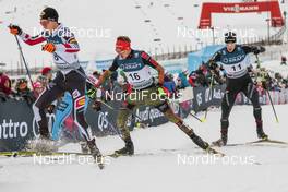 04.12.2016, Lillehammer, Norway (NOR): Mario Seidl ( AUT  ), Fabian Riessle ( GER  ), Tim Hug ( SUI  ), (l-r)  - FIS world cup nordic combined, individual gundersen HS138/10km, Lillehammer (NOR). www.nordicfocus.com. © Modica/NordicFocus. Every downloaded picture is fee-liable.