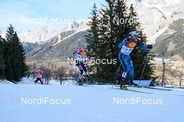 17.12.2016, Ramsau, Austria (AUT): Hideaki Nagai (JPN), Franz-Josef Rehrl (AUT), Maxime Laheurte (FRA), (l-r)  - FIS world cup nordic combined, individual gundersen HS96/10km, Ramsau (AUT). www.nordicfocus.com. © Rauschendorfer/NordicFocus. Every downloaded picture is fee-liable.