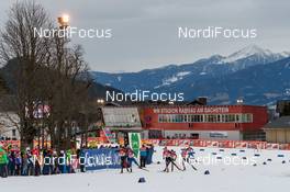 18.12.2016, Ramsau, Austria (AUT): stadium - FIS world cup nordic combined, individual gundersen HS96/10km, Ramsau (AUT). www.nordicfocus.com. © Rauschendorfer/NordicFocus. Every downloaded picture is fee-liable.
