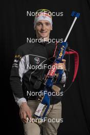 27.11.2016, Oestersund, Sweden, (SWE): Fabien Claude (FRA) - IBU world cup biathlon, photoshooting, Oestersund (SWE). www.nordicfocus.com. © Manzoni/NordicFocus. Every downloaded picture is fee-liable.