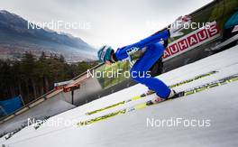 02.01.2016, Innsbruck, Austria (AUT): Michael Hayboeck (AUT), Fischer - FIS world cup ski jumping, four hills tournament, individual HS130, qualification, Innsbruck (AUT). www.nordicfocus.com. © Laiho/NordicFocus. Every downloaded picture is fee-liable.