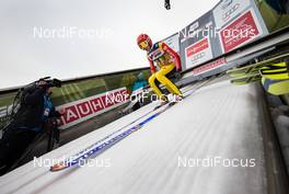 02.01.2016, Innsbruck, Austria (AUT): Richard Freitag (GER) - FIS world cup ski jumping, four hills tournament, individual HS130, qualification, Innsbruck (AUT). www.nordicfocus.com. © Laiho/NordicFocus. Every downloaded picture is fee-liable.
