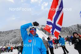 16.01.2016, Tauplitz/Bad Mitterndorf, Austria (AUT): spectator - FIS ski flying world championships, individual HS225, Tauplitz/Bad Mitterndorf (AUT). www.nordicfocus.com. © Rauschendorfer/NordicFocus. Every downloaded picture is fee-liable.