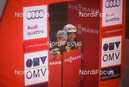 06.02.2016, Oslo, Norway (NOR): (l-r) Taku Takeuchi (JPN), Fischer and Daiki Ito (JPN), Fischer- FIS world cup ski jumping, team HS134, Oslo (NOR). www.nordicfocus.com. © Laiho/NordicFocus. Every downloaded picture is fee-liable.