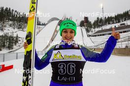 19.02.2016, Lahti, Finland (FIN): Maja Vtic (SLO), Fischer  - FIS world cup ski jumping ladies, individual HS100, Lahti (FIN). www.nordicfocus.com. © Laiho/NordicFocus. Every downloaded picture is fee-liable.