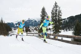 07.02.2016, Seefeld, Austria (AUT): Janis Lindegger (SUI), Jan Srail (CZE), (l-r)  - Visma Ski Classics Kaiser Maximilian Lauf, Seefeld (AUT). www.nordicfocus.com. © Rauschendorfer/NordicFocus. Every downloaded picture is fee-liable.