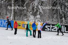 06.03.2016, Mora, Sweden (SWE): Cheering spectators - Ski Classics and FIS Marathon Cup Vasaloppet, Mora (SWE). www.nordicfocus.com. © Rauschendorfer/NordicFocus. Every downloaded picture is fee-liable.