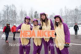 06.03.2016, Mora, Sweden (SWE): Spectators before the start of the race - Ski Classics and FIS Marathon Cup Vasaloppet, Mora (SWE). www.nordicfocus.com. © Rauschendorfer/NordicFocus. Every downloaded picture is fee-liable.