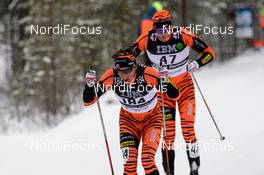 06.03.2016, Mora, Sweden (SWE): Christoffer Callesen (NOR), Kjetil Hagtvedt Dammen (NOR), (l-r)  - Ski Classics and FIS Marathon Cup Vasaloppet, Mora (SWE). www.nordicfocus.com. © Rauschendorfer/NordicFocus. Every downloaded picture is fee-liable.