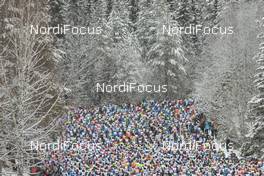 06.03.2016, Mora, Sweden (SWE): Start of the race, famous first hill- Ski Classics and FIS Marathon Cup Vasaloppet, Mora (SWE). www.nordicfocus.com. © Rauschendorfer/NordicFocus. Every downloaded picture is fee-liable.