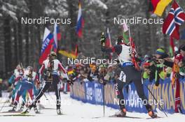 08.01.2017, Oberhof, Germany (GER): Dorothea Wierer (ITA) -  IBU world cup biathlon, mass women, Oberhof (GER). www.nordicfocus.com. © Manzoni/NordicFocus. Every downloaded picture is fee-liable.