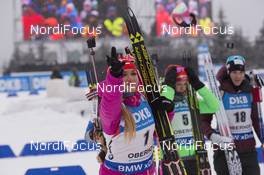 07.01.2017, Oberhof, Germany (GER): Gabriela Koukalova (CZE) -  IBU world cup biathlon, pursuit women, Oberhof (GER). www.nordicfocus.com. © Manzoni/NordicFocus. Every downloaded picture is fee-liable.