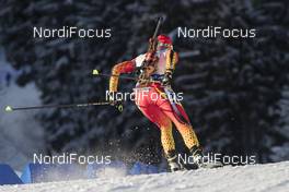 06.01.2017, Oberhof, Germany (GER): Jialin Tang (CHN) -  IBU world cup biathlon, sprint women, Oberhof (GER). www.nordicfocus.com. © Manzoni/NordicFocus. Every downloaded picture is fee-liable.