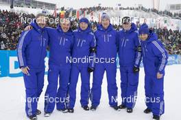 08.01.2017, Oberhof, Germany (GER): Robert Zwahlen (SUI) IBU TD, Borut Nunar (SLO) IBU race director, Knut Aas (NOR), IBU IR, Ville Haapala (FIN), IBU TD, Jean Guy Levesque (CAN), IBU IR, Dusan Simocko (SVK), IBU IR (l-r) -  IBU world cup biathlon, training, Oberhof (GER). www.nordicfocus.com. © Manzoni/NordicFocus. Every downloaded picture is fee-liable.