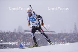 15.01.2017, Ruhpolding, Germany (GER): Daniel Mesotitsch (AUT) -  IBU world cup biathlon, pursuit men, Ruhpolding (GER). www.nordicfocus.com. © Manzoni/NordicFocus. Every downloaded picture is fee-liable.