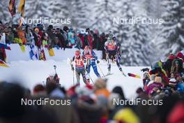 15.01.2017, Ruhpolding, Germany (GER): Maren Hammerschmidt (GER), Lisa Theresa Hauser (AUT), (l-r) -  IBU world cup biathlon, pursuit women, Ruhpolding (GER). www.nordicfocus.com. © Manzoni/NordicFocus. Every downloaded picture is fee-liable.