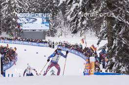 11.01.2017, Ruhpolding, Germany (GER): Anton Shipulin (RUS), Anton Shipulin (RUS) -  IBU world cup biathlon, relay men, Ruhpolding (GER). www.nordicfocus.com. © Manzoni/NordicFocus. Every downloaded picture is fee-liable.