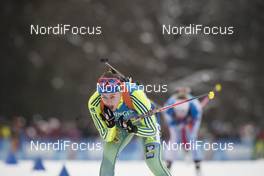 12.01.2017, Ruhpolding, Germany (GER): Chardine Sloof (SWE) -  IBU world cup biathlon, relay women, Ruhpolding (GER). www.nordicfocus.com. © Manzoni/NordicFocus. Every downloaded picture is fee-liable.