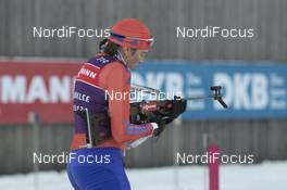 10.01.2017, Ruhpolding, Germany (GER): Susan Dunklee (USA) -  IBU world cup biathlon, training, Ruhpolding (GER). www.nordicfocus.com. © Manzoni/NordicFocus. Every downloaded picture is fee-liable.