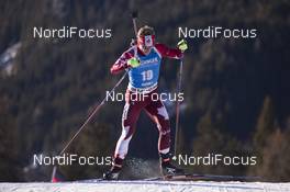 20.01.2017, Antholz, Italy (ITA): Scott Gow (CAN) -  IBU world cup biathlon, individual men, Antholz (ITA). www.nordicfocus.com. © Manzoni/NordicFocus. Every downloaded picture is fee-liable.