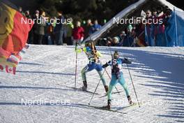 19.01.2017, Antholz, Italy (ITA): Chardine Sloof (SWE), Yuliya Zhuravok (UKR), (l-r) -  IBU world cup biathlon, individual women, Antholz (ITA). www.nordicfocus.com. © Manzoni/NordicFocus. Every downloaded picture is fee-liable.
