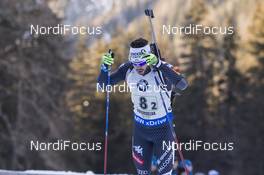 21.01.2017, Antholz, Italy (ITA): Giuseppe Montello (ITA) -  IBU world cup biathlon, relay men, Antholz (ITA). www.nordicfocus.com. © Manzoni/NordicFocus. Every downloaded picture is fee-liable.