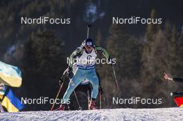 21.01.2017, Antholz, Italy (ITA): Vladimir Semakov (UKR) -  IBU world cup biathlon, relay men, Antholz (ITA). www.nordicfocus.com. © Manzoni/NordicFocus. Every downloaded picture is fee-liable.